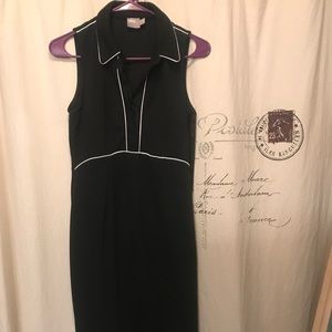 Black statement maternity dress